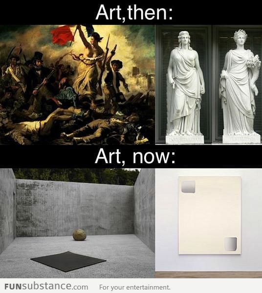 Art, then and now