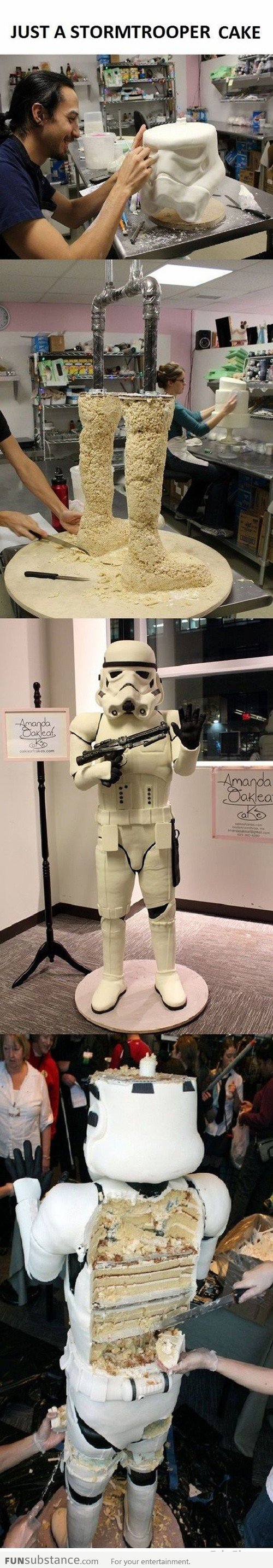 Stormtrooper Cake Wins The Internets.