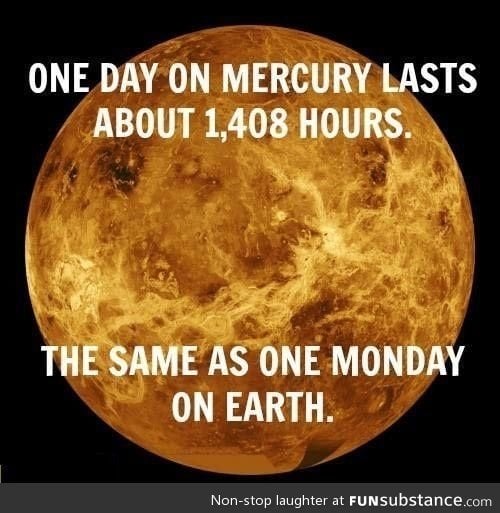 True science fact about mondays