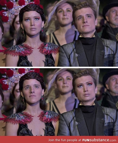 Katniss and Peeta faceswap