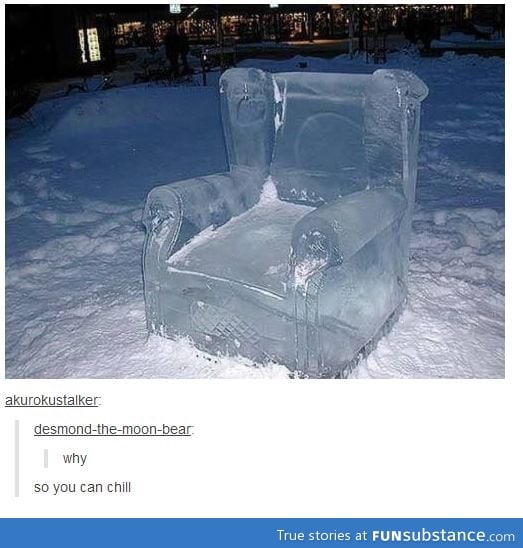 Chair for cool people