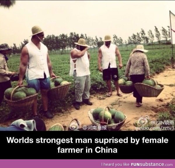 Worlds strongest? Thats cute