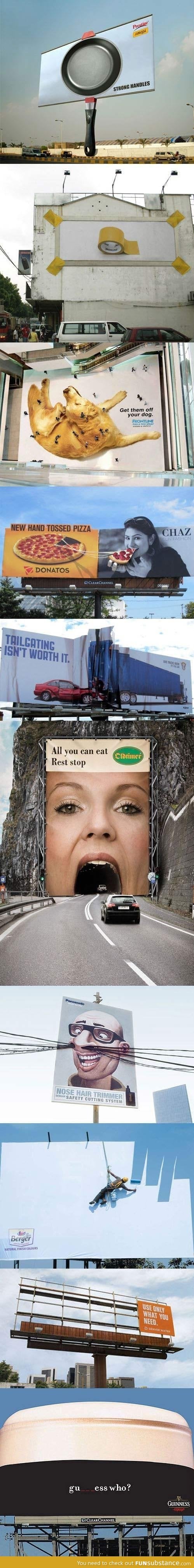 Creative billboards
