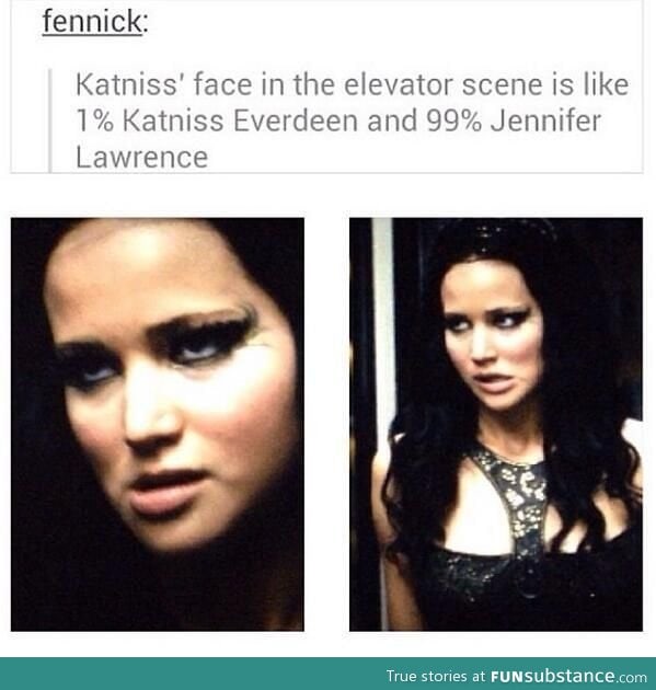 Excuse Me, Katniss?  Your Jennifer Is Showing...