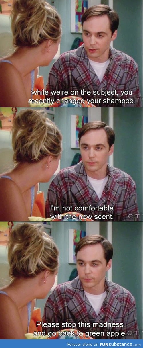 Sheldon's reasonable request