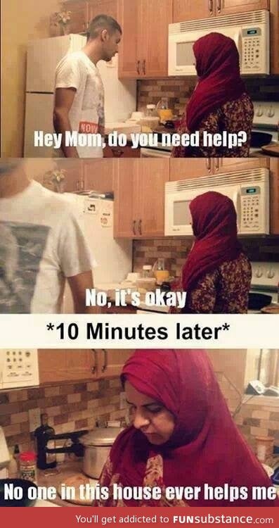 My mom is always pulling this shit