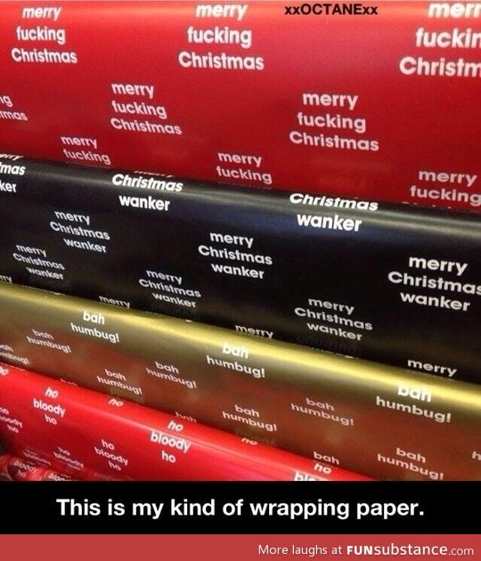 My kind of wrapping paper