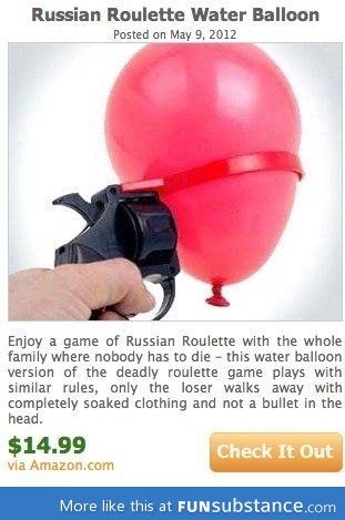 Russian roueltee water baloon