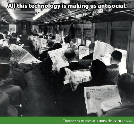 They say cell phones are ruining society