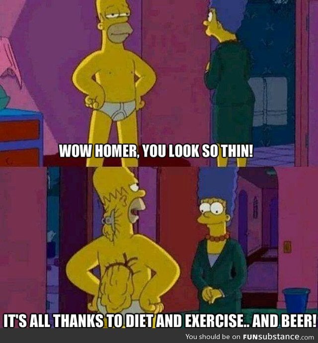 How homer lost weight
