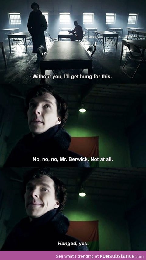 Sherlock Does Not Approve Of Poor Grammar......