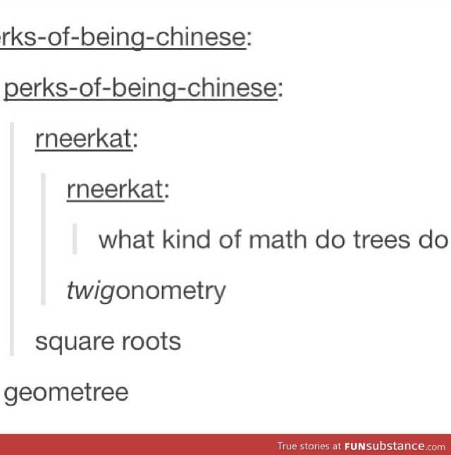 Tree Math