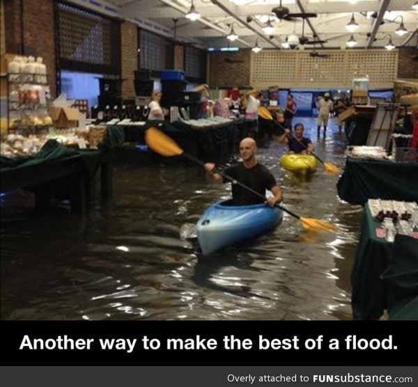 Another way to make the best of a flood