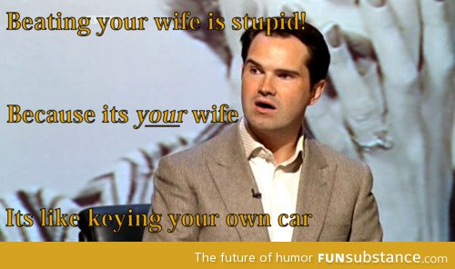 Beating your wife is stupid!