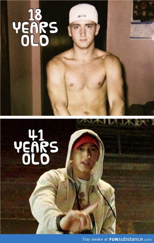 He barely changed at all