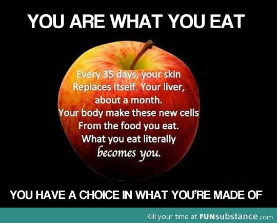 You choose what you're made of
