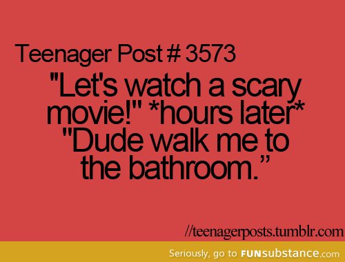Scary movie.