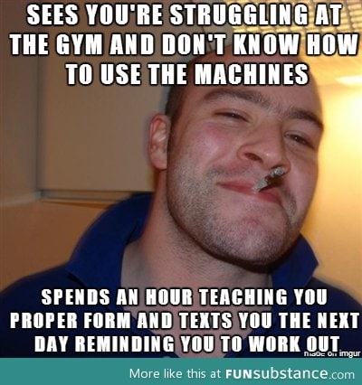 As someone terrified of looking like an idiot at the gym, this guy saved my life