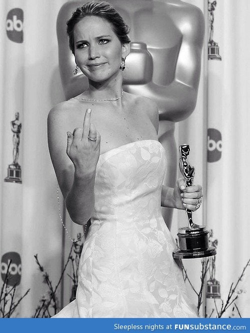 To all of the guests that don't like Jennifer Lawrence