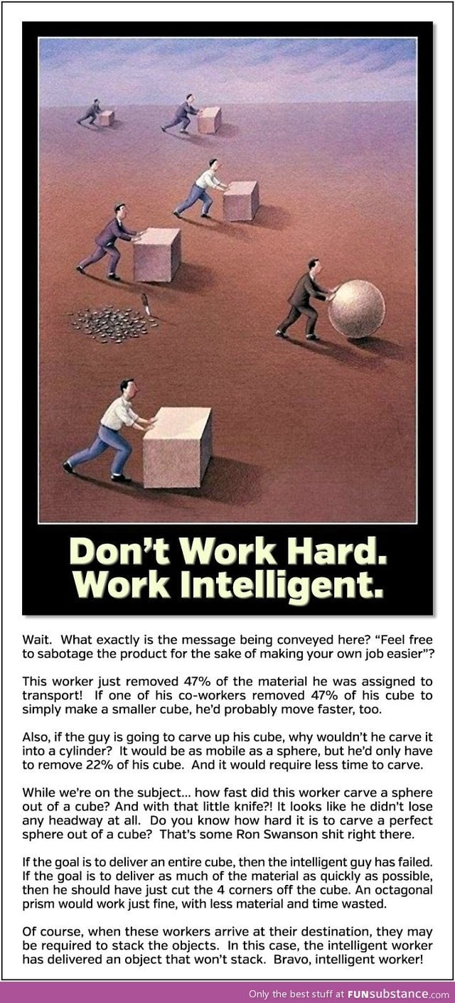 Work intelligently