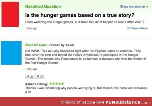 The truth about the Hunger Games