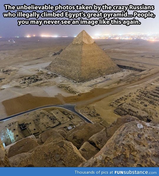 You may never see an image like this again: Pyramid