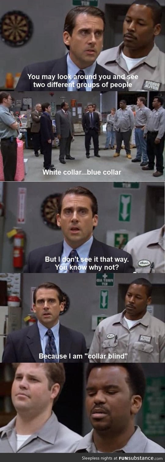 Michael scott on equality