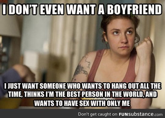 I don't really want a boyfriend
