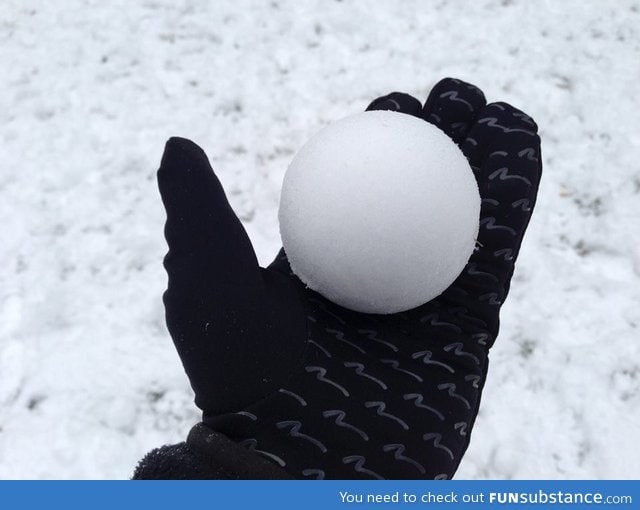 The perfect snowball