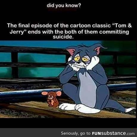 Tom and Jerry commits suicide