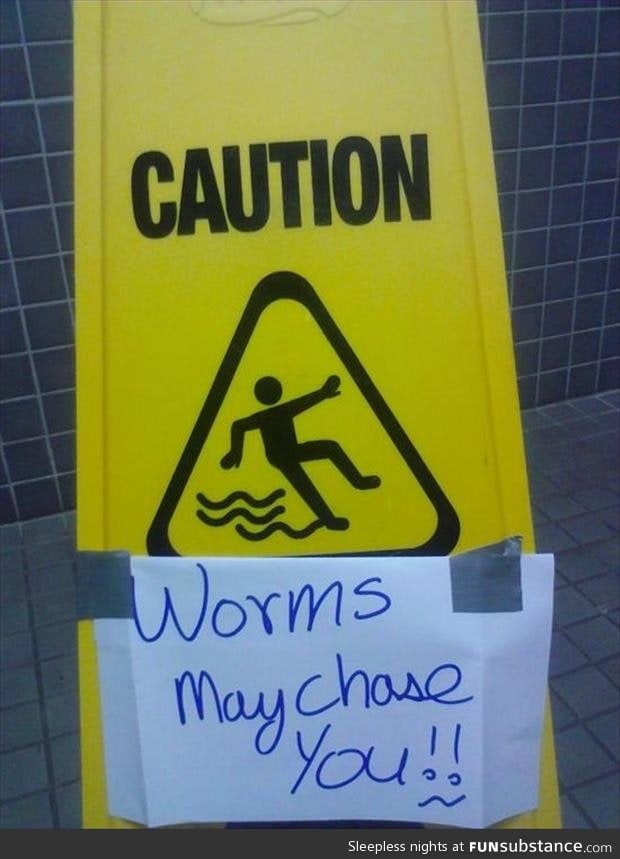 beware of worms !!!