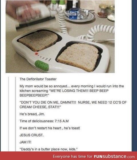 Definrillator toaster :D
