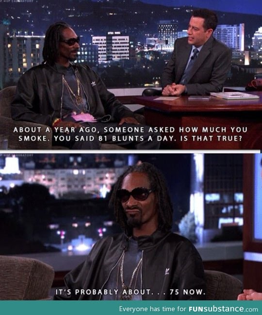 Snoop really doesn't care