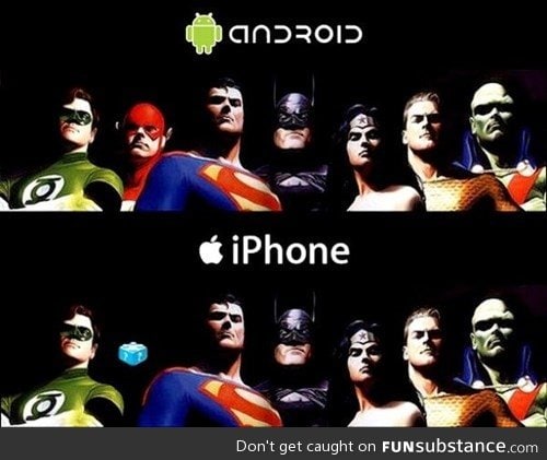 One super hero will never be on an the iPhone