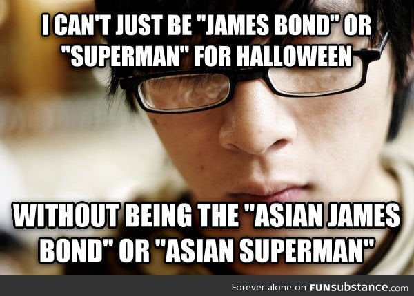 Asian problems during halloween