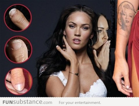 Megan Fox is not so perfect afterall