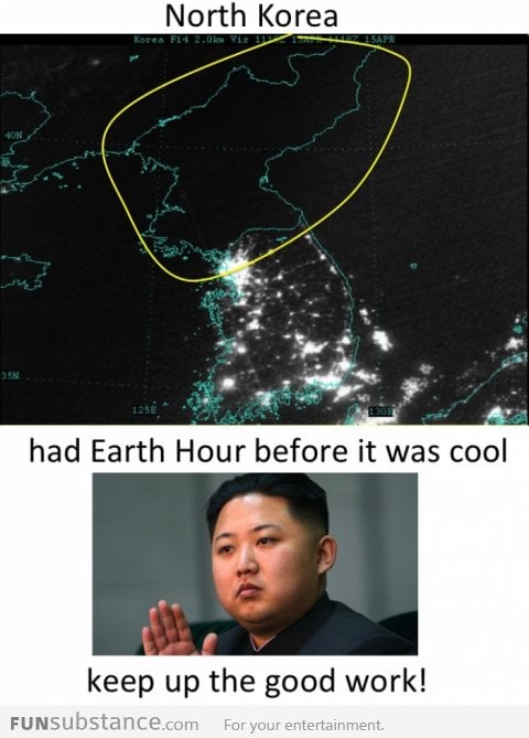 Earth Hour lvl: North Korea