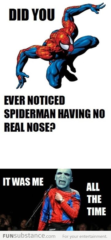 Spiderman is Voldemort