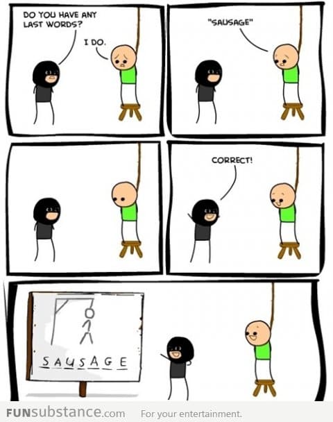 Real life hangman