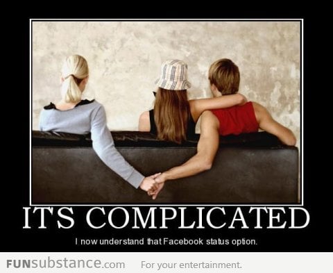 “It’s complicated” relationship status explained