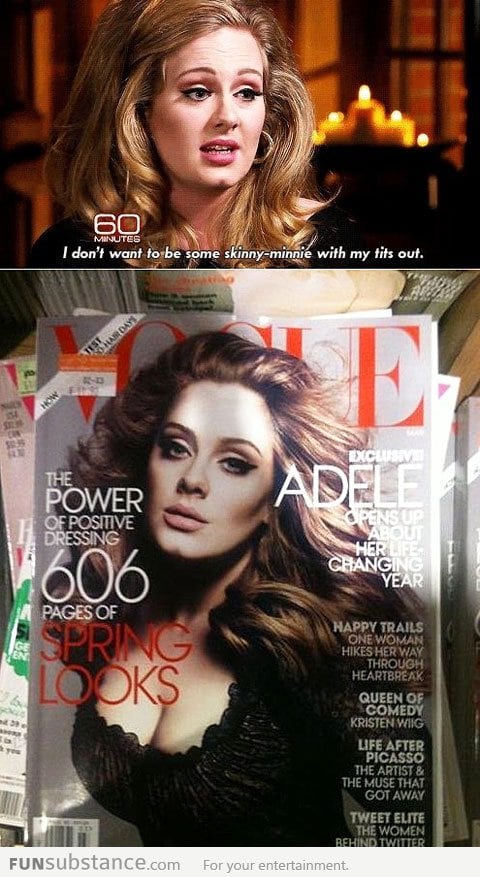 Adele forgot what she said