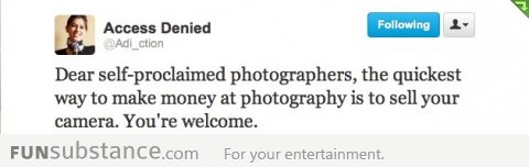 Earn fast money for photographers