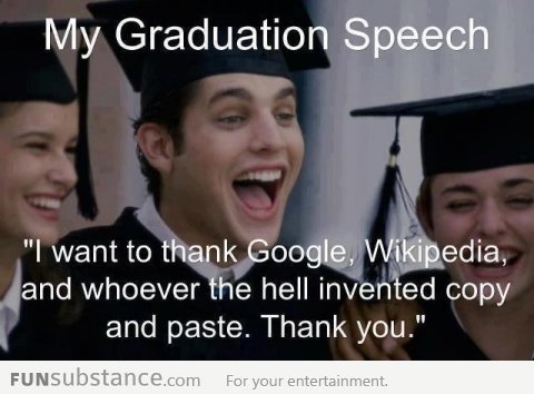 My graduation speech