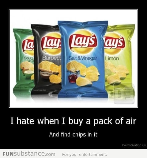 I hate when i buy a pack of air