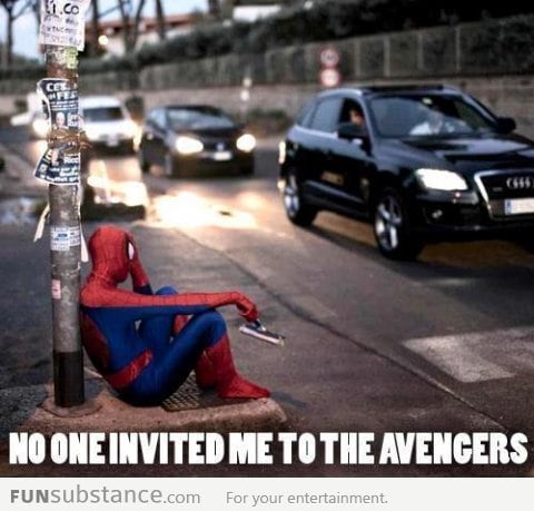 Sad Spiderman