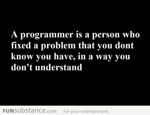 Definition of a programmer