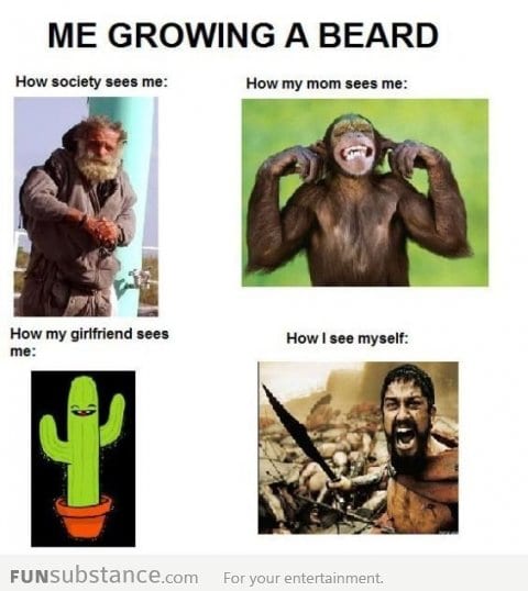 Growing a beard