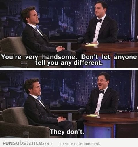 Robert Downey Jr. is awesome