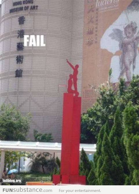 Statue Fail....