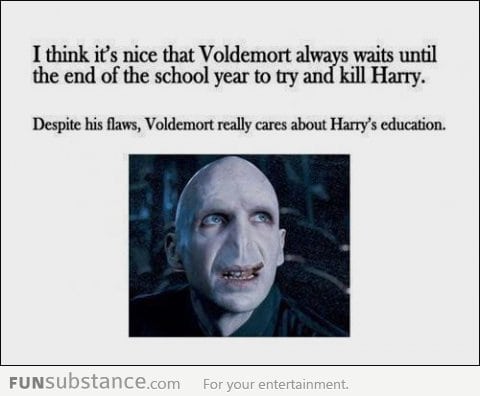 Good Guy Voldemort...